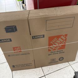 26 in. L x 16 in. W x 15 in. D Large Moving Shipping and Packing Box with Handles ($ 2 - EACH BOX)
