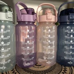 Water Bottle with Straw 48 Oz