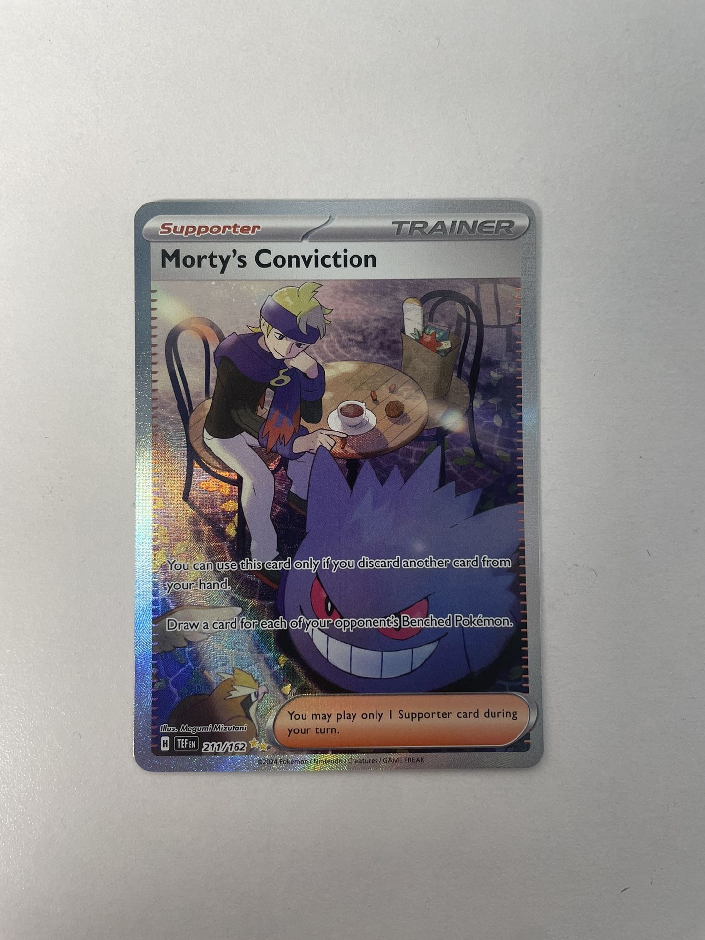 Pokemon Morty’s Conviction Special Illustration Rare