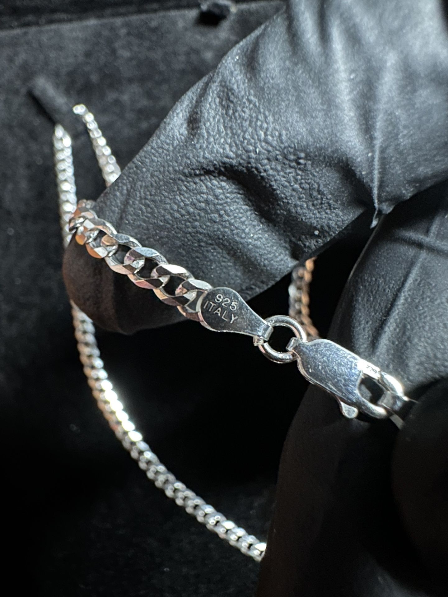 925 Silver Necklace Made In Italy