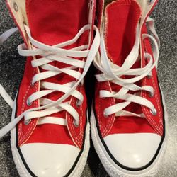 Converse Chuck Taylor red All Star Shoes Womens 8 Men 6