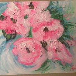 Floral Abstract Painting by Me