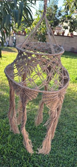 Boho Macrame Jute Rope Hanging Decor