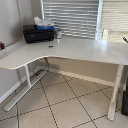Clean, Big Desk And Chair