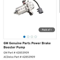 GM GENUINE (contact info removed)9 Power Brake Booster