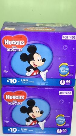 HUGGIES Little Movers size 5 👶👶 (66 diapers) $23 each