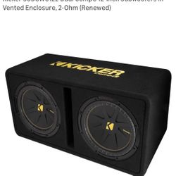 Kicker 50DCWC122 Dual CompC 12-inch Subwoofers