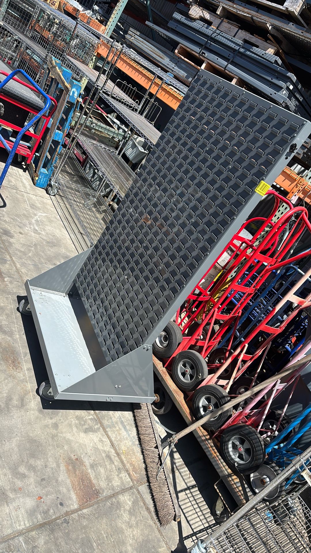 Rolling Container Rack