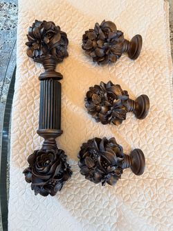 3R35 Finial for 3” Curtain Rod five piece