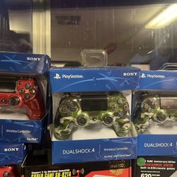 PS4 Controllers And Nintendo Multi Game Units 