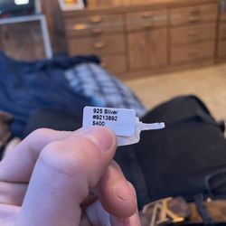 925 Silver Chain And Pendent .