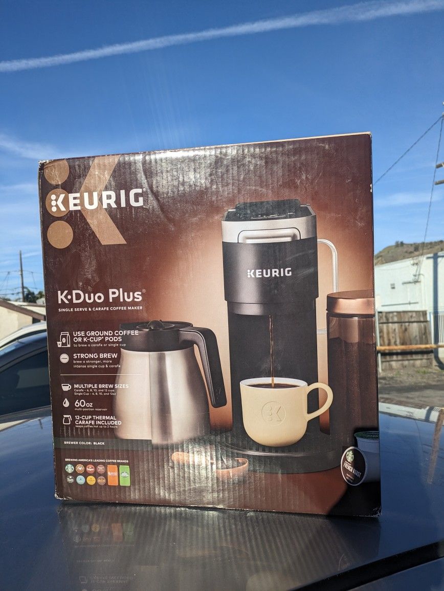 Keurig K Duo PLUS® Single Serve &Carafe Coffee Maker UNOPENED