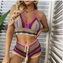 Medium Crochet Two Piece Set