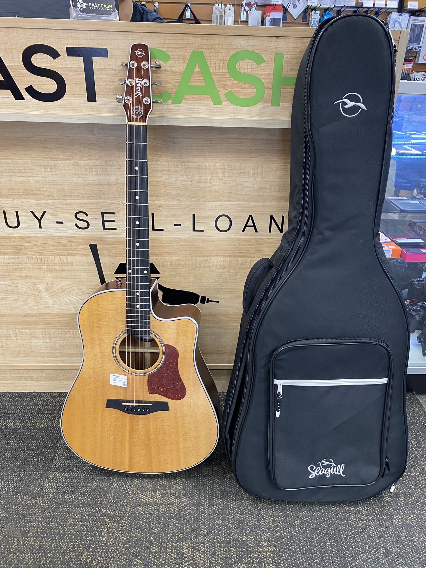 Seagull Guitars Maritime SWS CH CW Presys II Acoustic-Electric Guitar