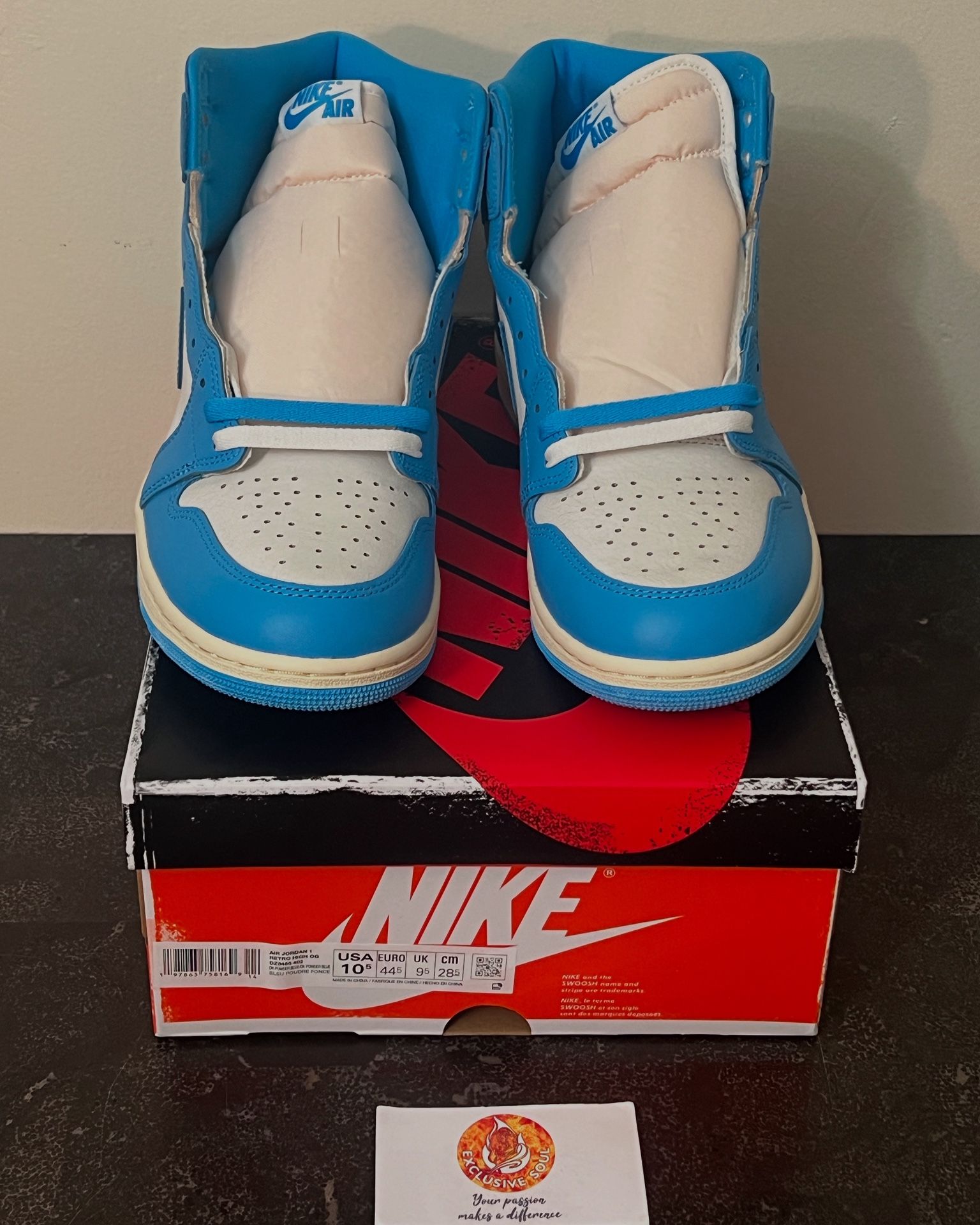Jordan 1 High - UNC Reimagined - Mens 10.5 - Dead Stock