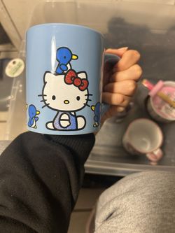 Hello Kitty Blue Cup