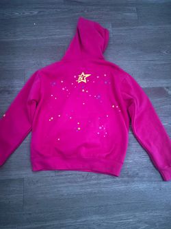 pink spider hoodie