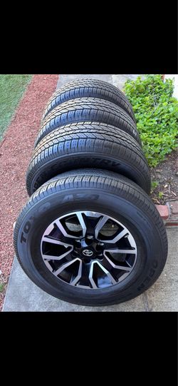 Toyota Tacoma TRD sport rims and tires