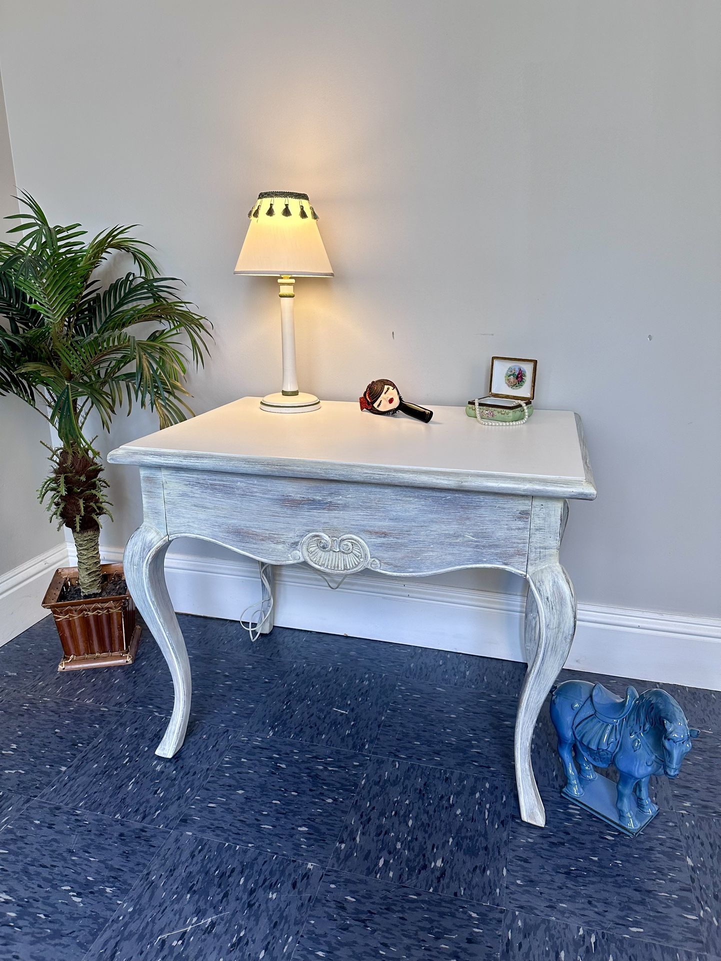White Nightstand Side End Table (Delivery Service Available)