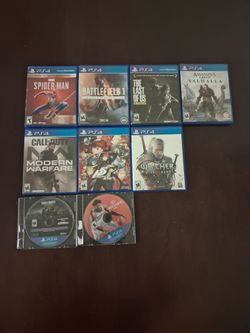 PS4 9-Game Bundle - $45 FIRM - Will Not Separate (Bakersfield / East Niles)