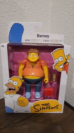 Barney Gumble - The Simpsons 5" Articulated Figure Wave 4 by Jakks Pacific