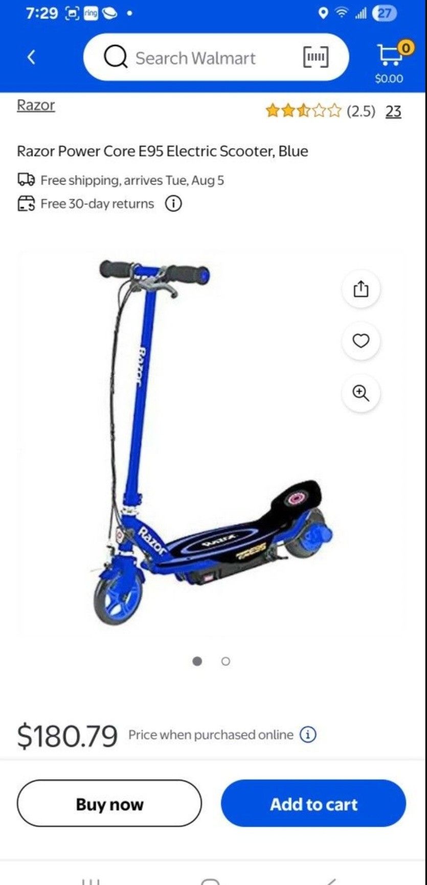 Razor E95 Electric Scooter