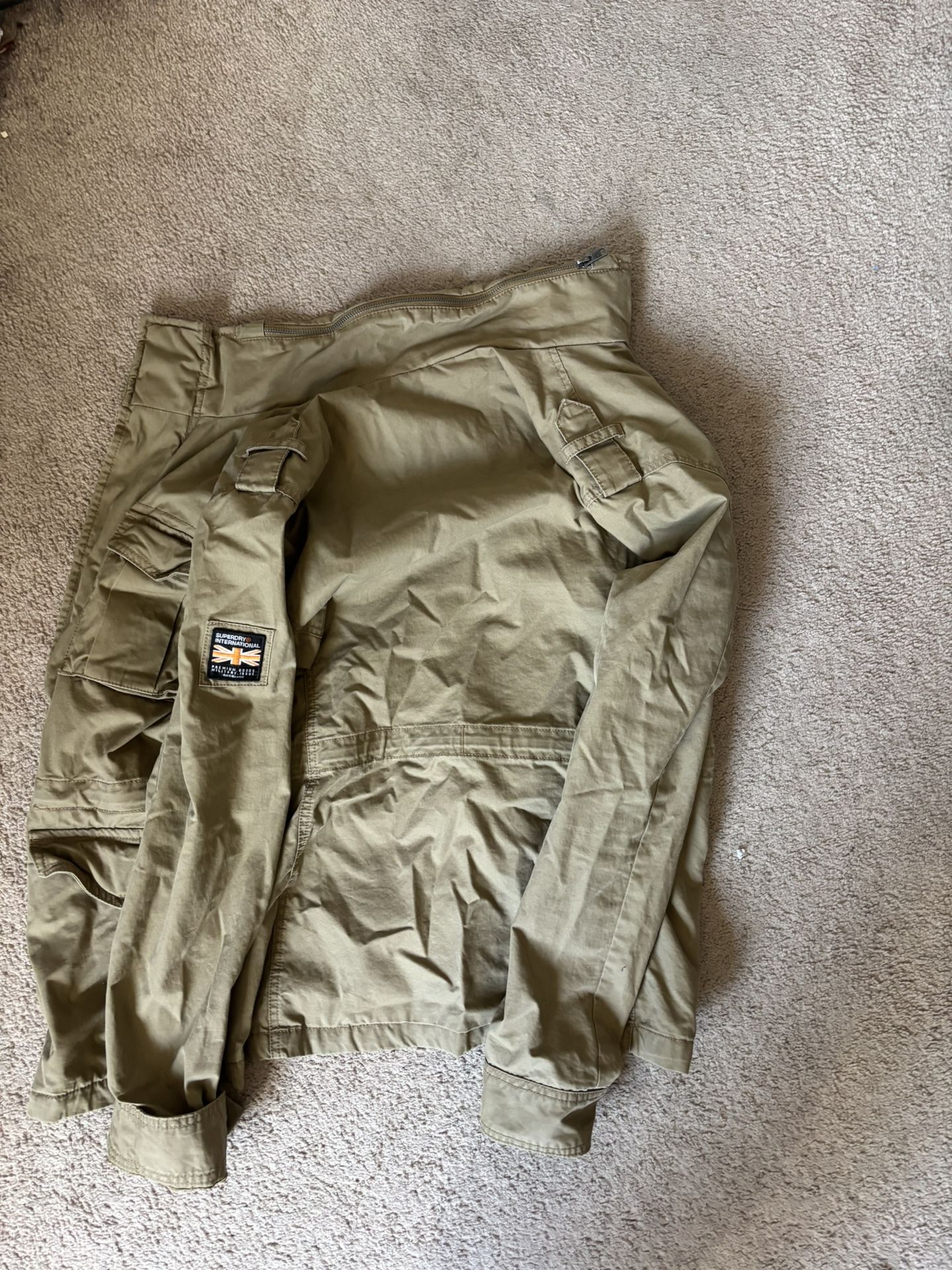 Super Dry Military Jacket Size Medium