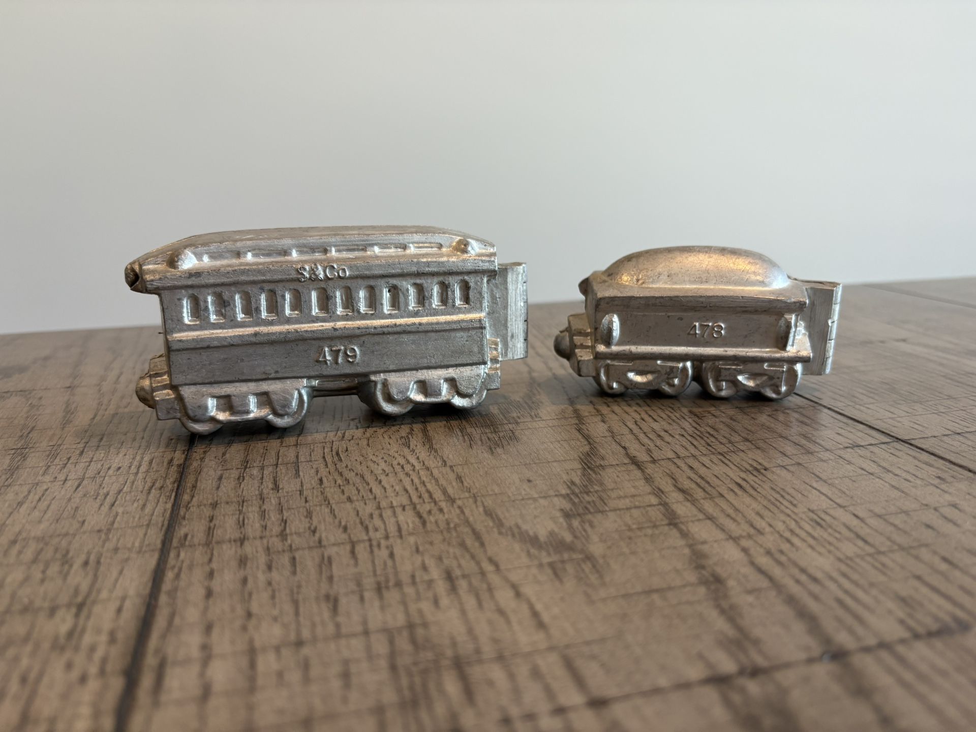 Pewter Mold Train Set