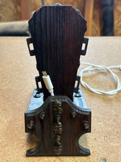Gothic/Punk handmade Wood Phone Stand. (00076)
