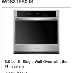 Whirlpool Wall Oven 