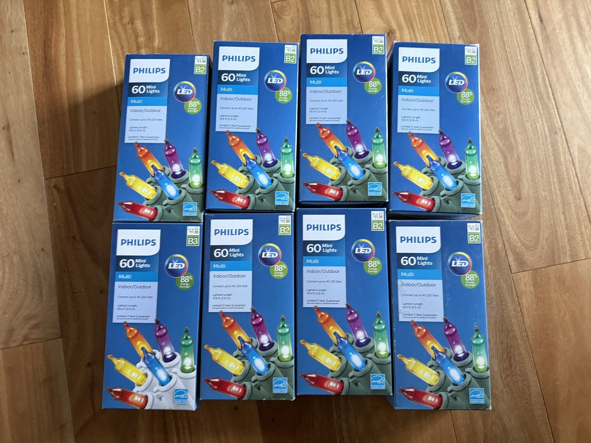 New 8 Boxes Multi Color LED Lights