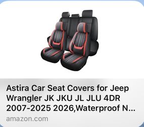 Jeep Seat covers