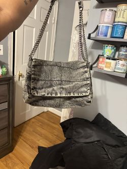 Zara denim shoulder bag