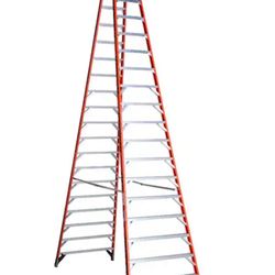 20’ A Frame Werner Orange Fiberglass Ladder