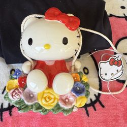Hello Kitty Garden Swing Ceramic