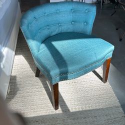 Blue Accent Chair