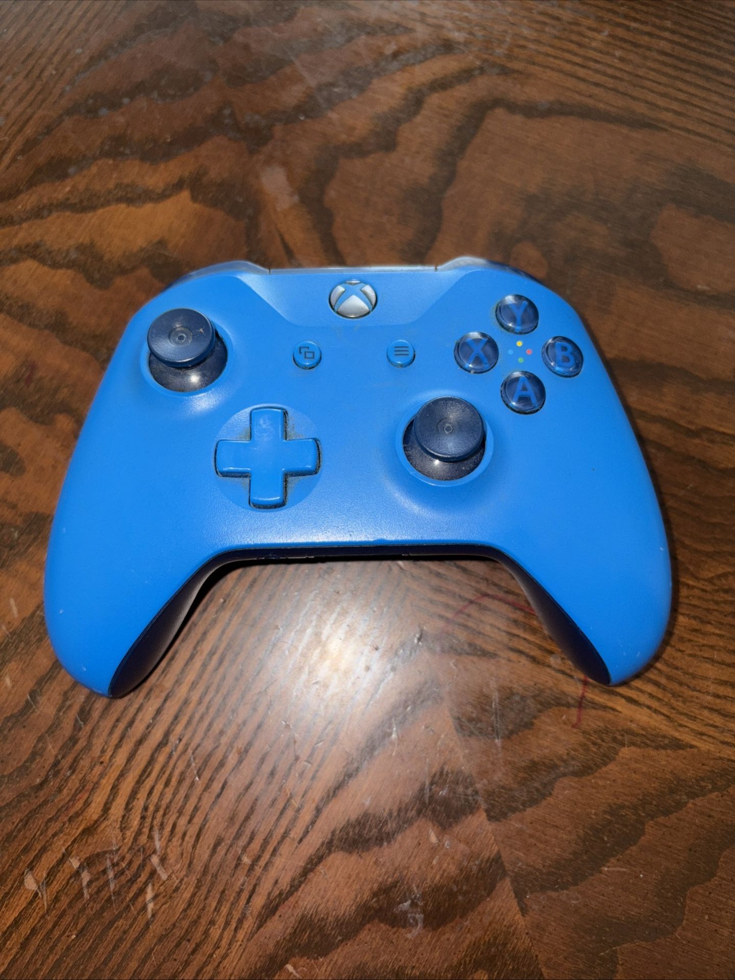 Xbox One Controller- Blue (tested, used)