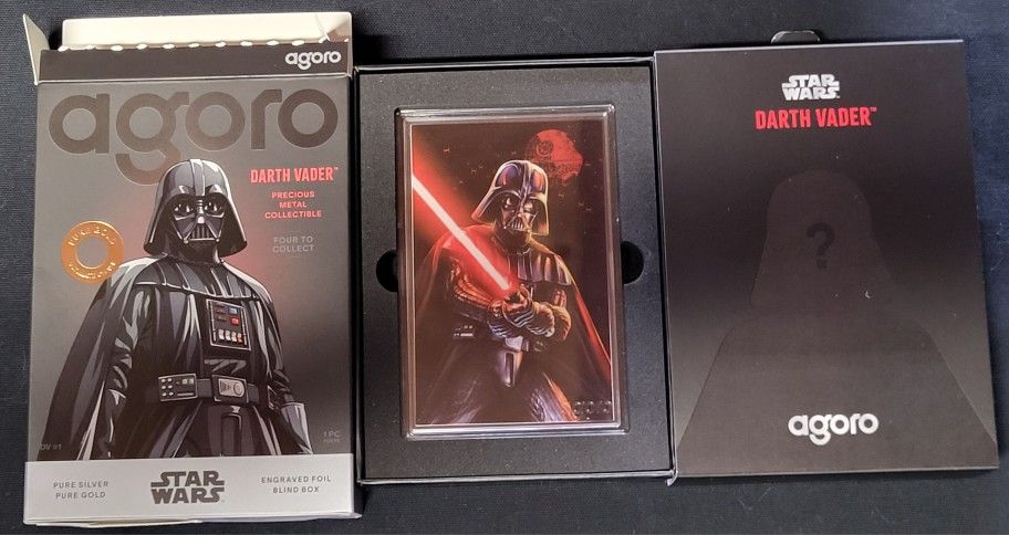 Rare Darth Vader Agora 5 Gram Silver Tier 2 Collector Card # 533/1000 Disney Mint Condition  Star Wars 