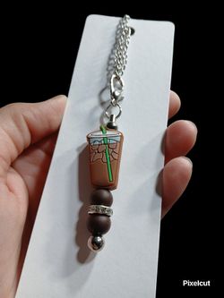 Charm For Tumbler Handle - Iced Coffee