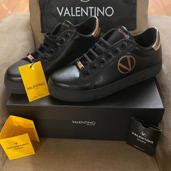 VALENTINO PETRA BLACK COPPER SNEAKERS 