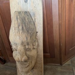 Teak Wood Statues  Very Old 