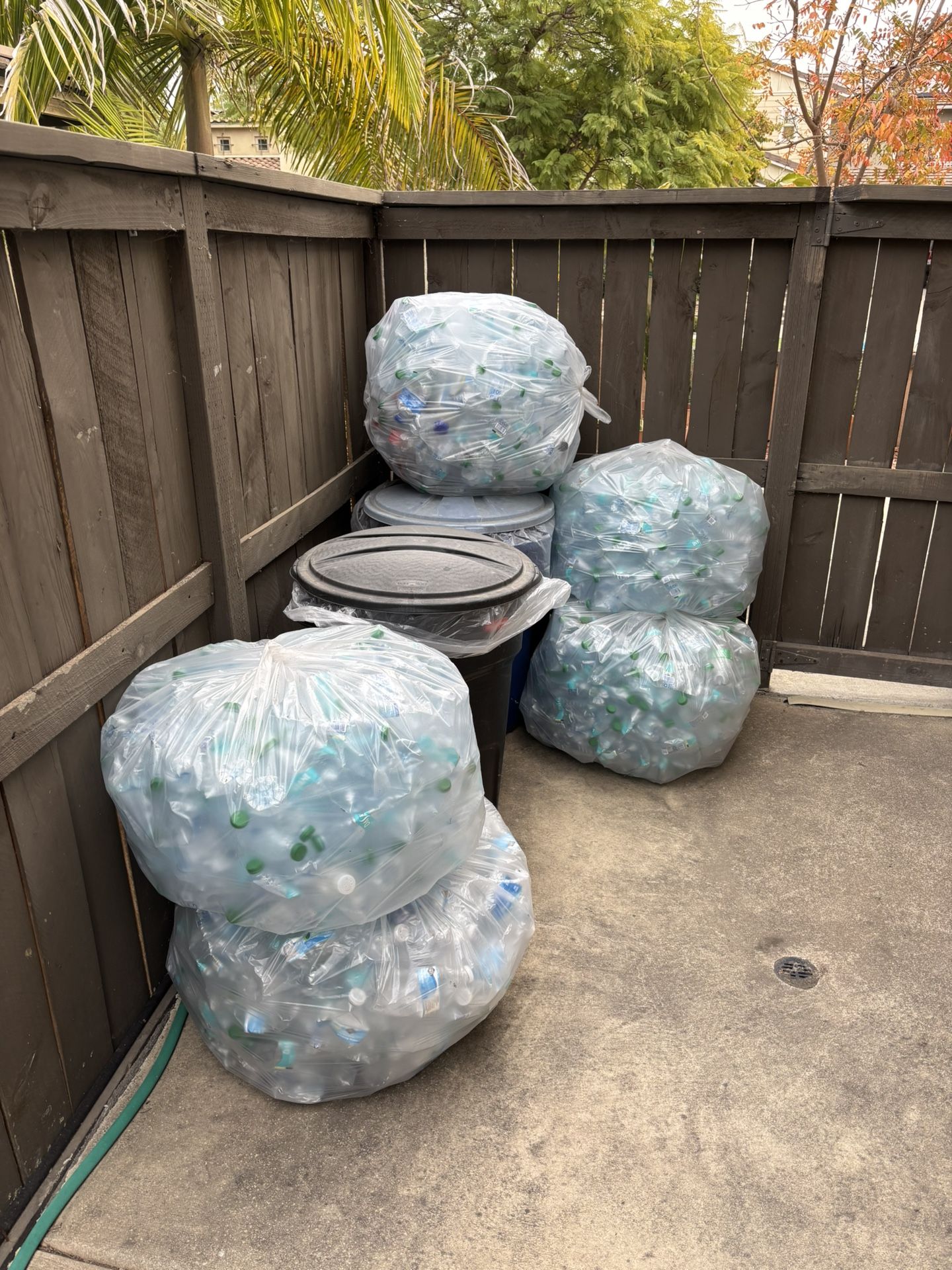 Recycles Plastic Bottles For Sale 6 Large Bags