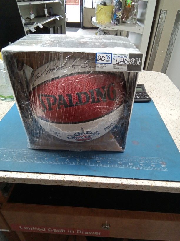 Signed Basketball