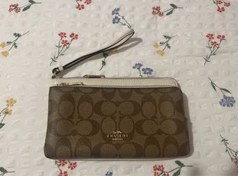 Coach Double Zip Wallet Wristlet