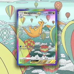 ✨ Dragonite EX Holographic Card | Dream Sky Art | Premium Collectible