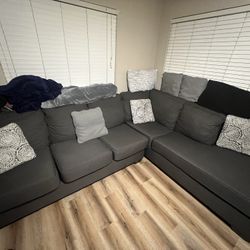 Gray 2 Piece Couch