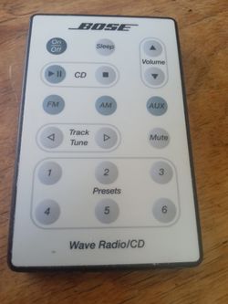GENUINE BOSE WAVE MUSIC SYSTEM REMOTE CONTROL RADIO/CD