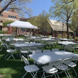 White Folding Chairs & Tables