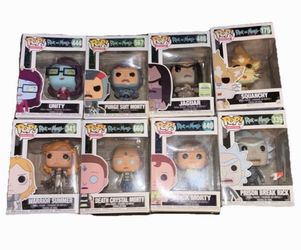 Rick and Morty funko pops