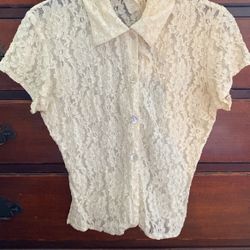 Vintage Judy Knapp California Laced Blouse